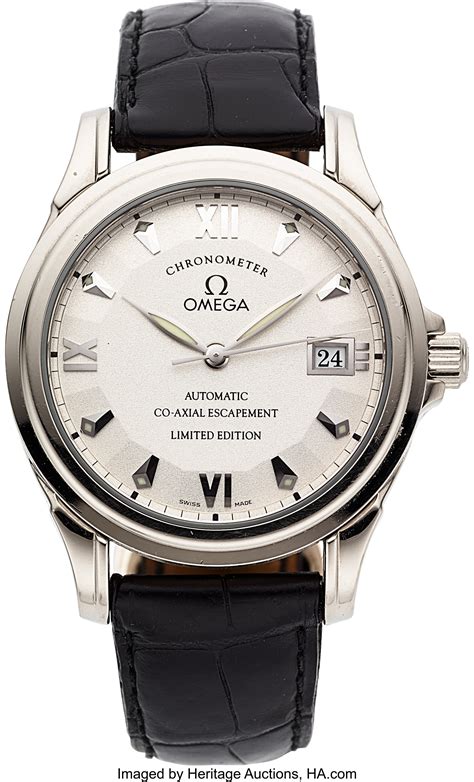 omega chronometer automatic co-axial escapement limited edition price|omega co axial.